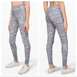NWOT Lululemon Wunder Under High-Rise Tight 28" Full-On Luxtreme Gray Multi